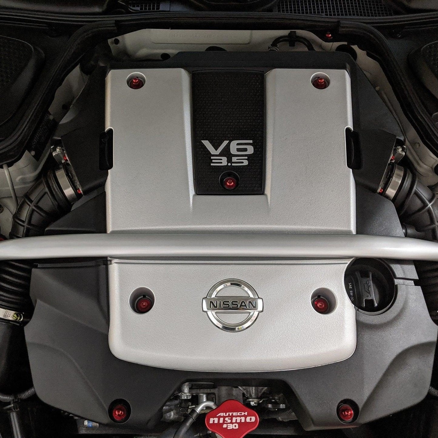 ZSPEC "Stage 2" Dress Up Bolts®/Fastener Kit for '03-'08 Nissan 350z DE & HR, Titanium