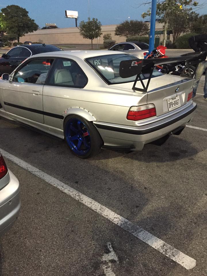 BMW E36 3-Series Coupe/ M3 GTC-300 Carbon Fiber Adjustable Wing