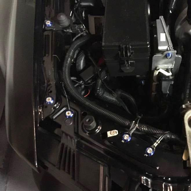 ZSPEC "Stage 3" Dress Up Bolts® Fastener Kit for '11-14 Ford Mustang V6 S197, Stainless & Billet