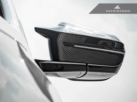 AutoTecknic M-Inspired Dry Carbon Mirror Cap Set - G60 5-Series | G70 7-Series