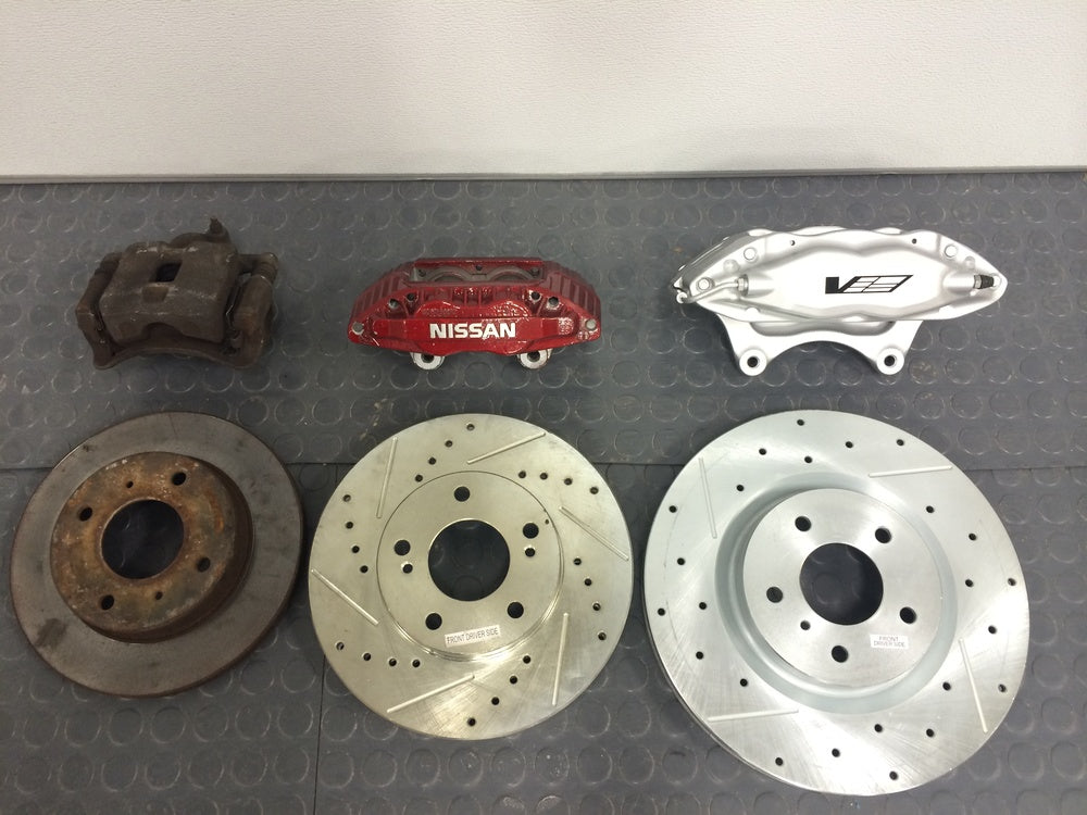 240SX S13 4 Piston CTS-V Big Brake Caliper Bracket Kit