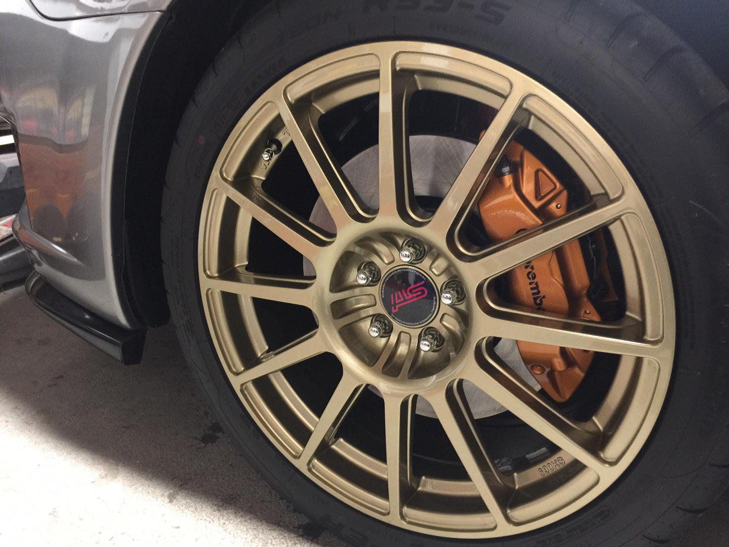 Subaru 4 Piston V1 ATS Caliper Big Brake Bracket Kit