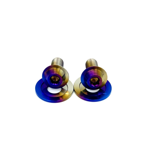 JDC Titanium Exhaust Manifold Heat Shield Hardware (Evo 8/9)