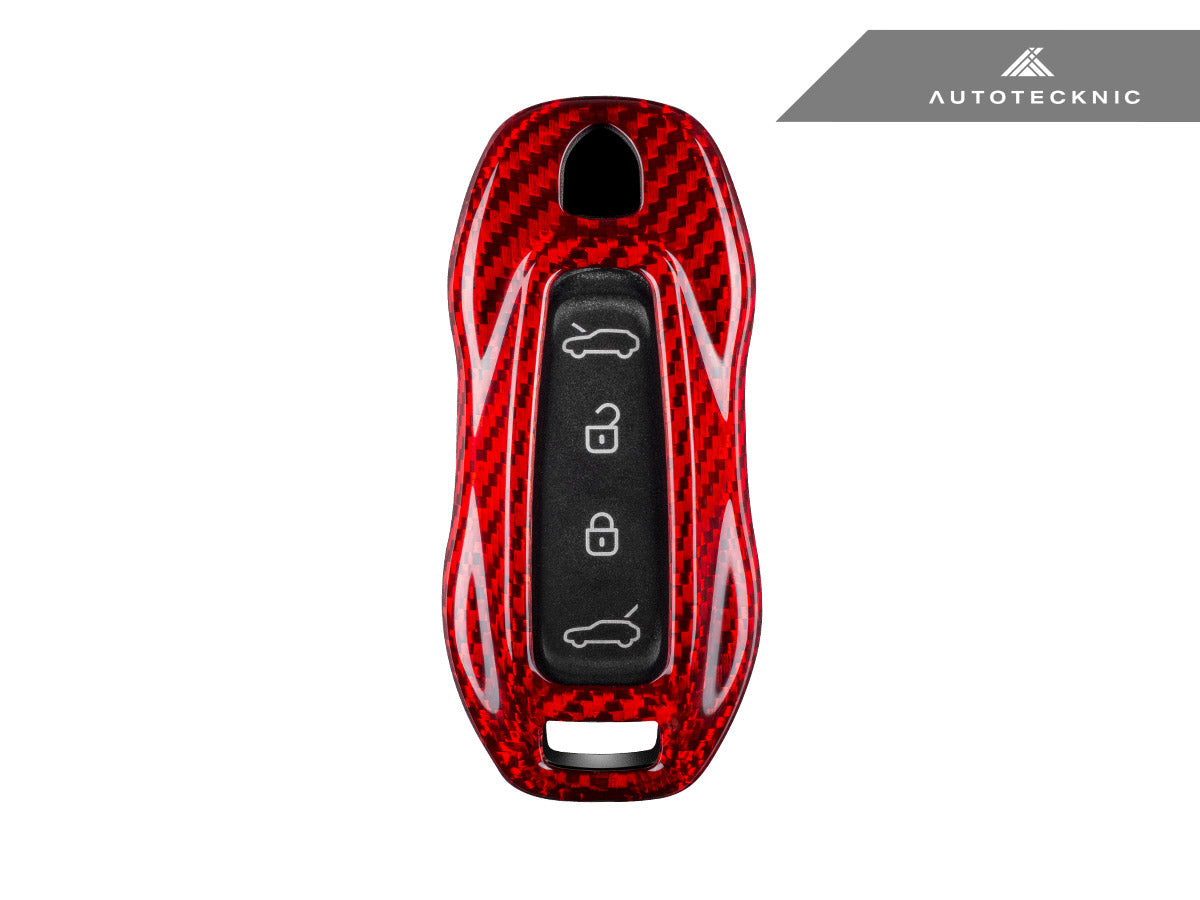 AutoTecknic Dry Carbon Key Remote Trim - Porsche Macan EV 2024-Up