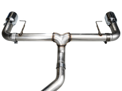 AWE - BMW 330i/430i Base G2X Track Edition Axle Back Exhaust - Chrome Silver