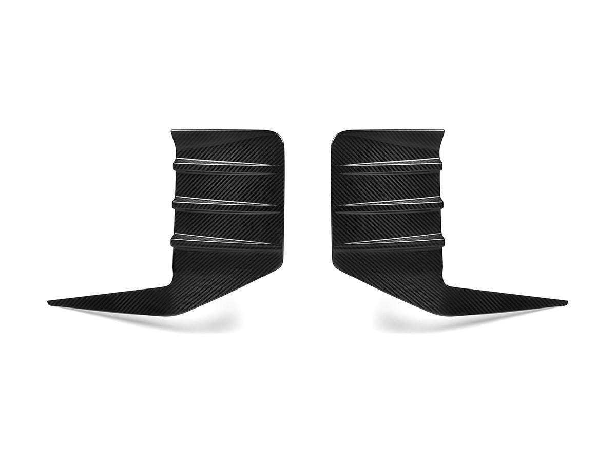 AutoTecknic Dry Carbon Rear Bumper Trim Set - BMW G87 M2