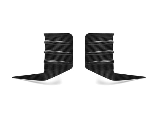 AutoTecknic Dry Carbon Rear Bumper Trim Set - BMW G87 M2