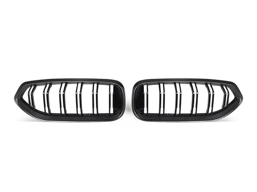 AutoTecknic Dual-Slat Carbon Fiber Front Grille Set - BMW G29 Z4