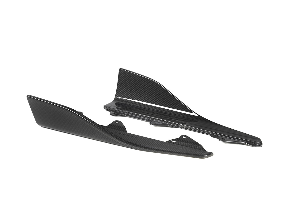 AutoTecknic Dry Carbon Side Skirt Winglet Set - BMW F87 M2