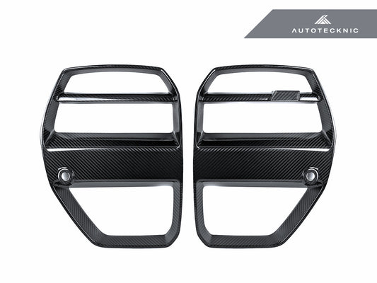 AutoTecknic Dry Carbon Motorsport V1 Front Grille Set - G80 M3 | G82/ G83 M4