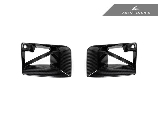 AutoTecknic Dry Carbon Front Bumper Lower Vent Set - G87 M2
