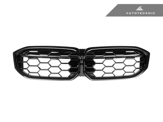 AutoTecknic Gloss Black Honeycomb Front Grille - G20 3-Series LCI