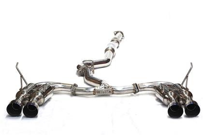 Invidia 2017 Honda Civic Type-R Gemini/R400 Full 76mm Exhaust w/Front Pipe and Titanium Tips