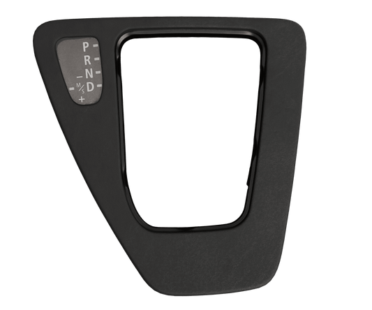 06-13 BMW E9X Auto Shift Plate Alcantara Suede