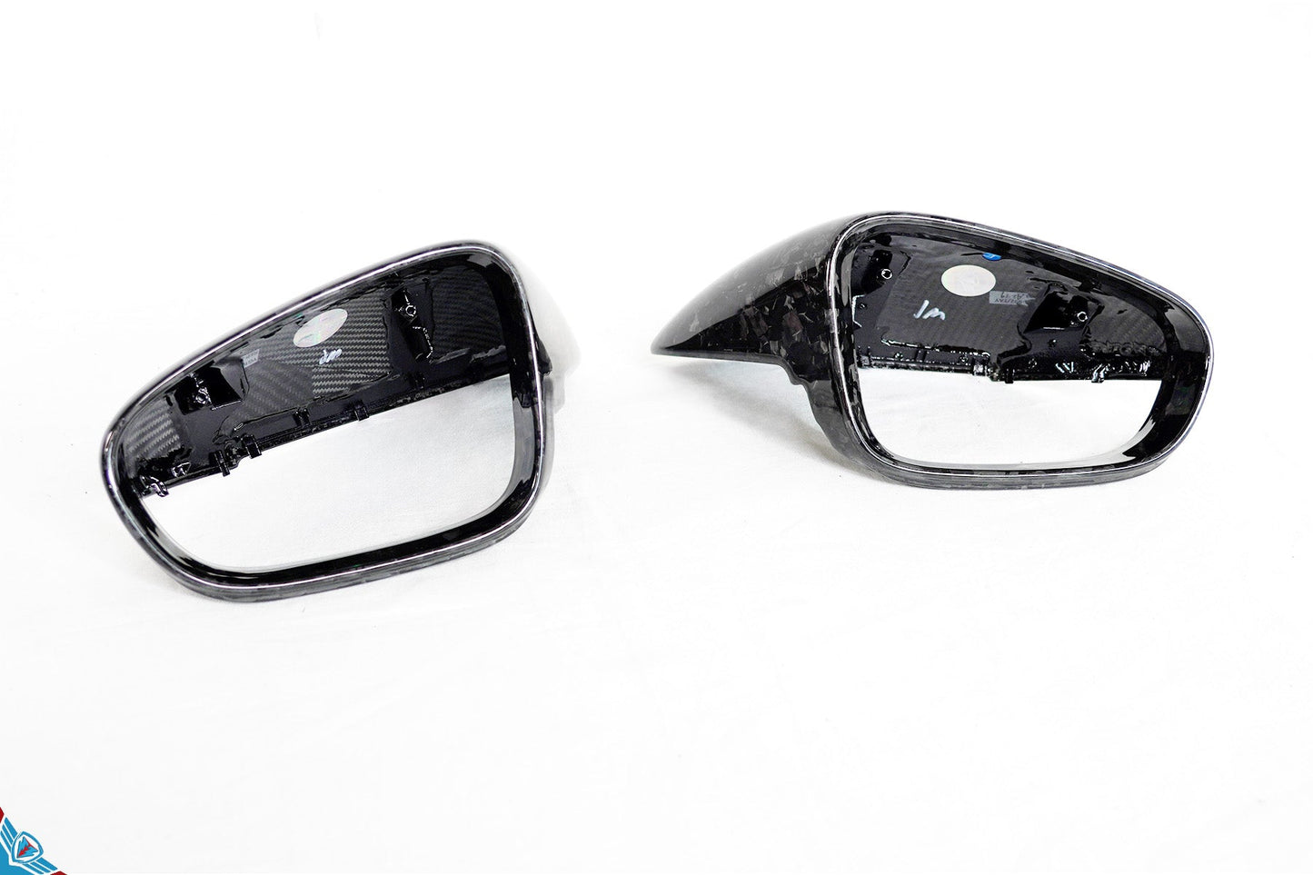 2019+ Porsche Taycan Genuine Dry Carbon Fiber Mirror Covers | FYBR Aerodynamics