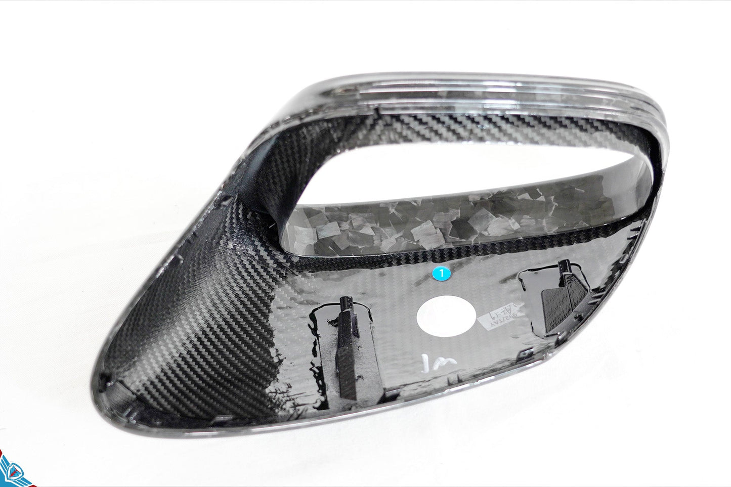2019+ Porsche Taycan Genuine Dry Carbon Fiber Mirror Covers | FYBR Aerodynamics