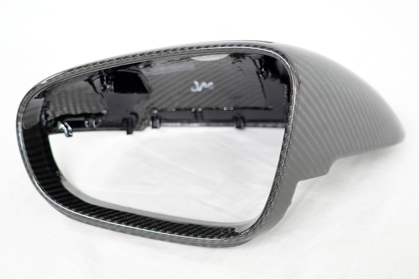 2019+ Porsche Taycan Genuine Dry Carbon Fiber Mirror Covers | FYBR Aerodynamics