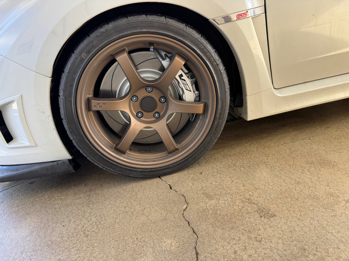 Subaru 6 Piston CTS-V Caliper Big Brake Bracket Kit