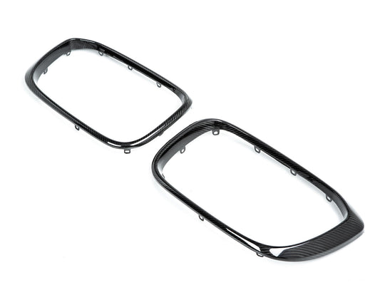 AutoTecknic Replacement Dry Carbon Grille Surround Set - BMW G01 X3 | G02 X4 Pre-LCI