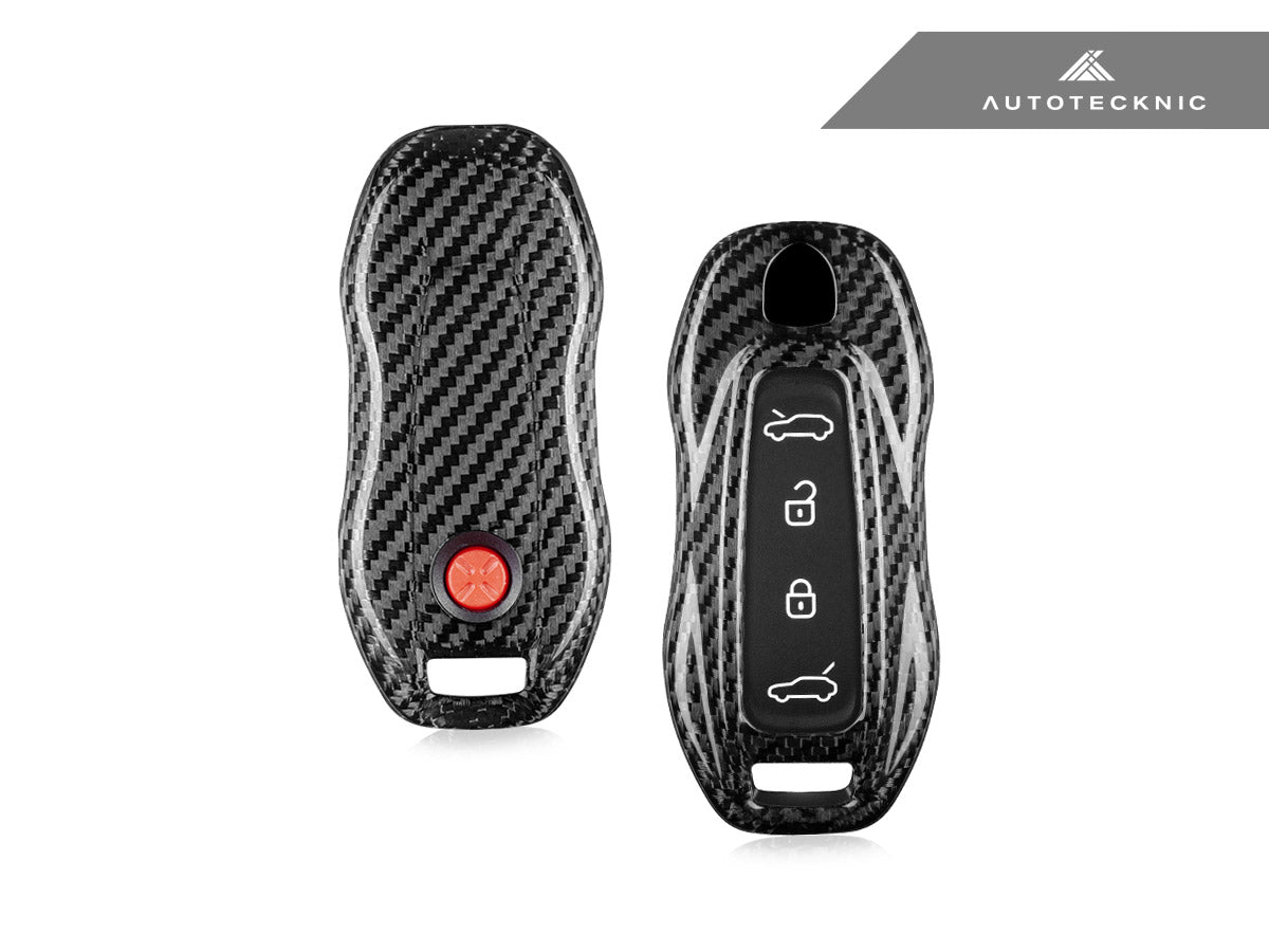 AutoTecknic Dry Carbon Key Remote Trim - Porsche Macan EV 2024-Up