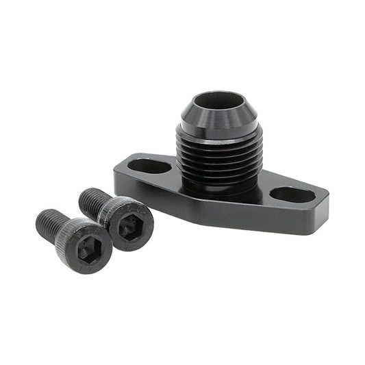 Oil Drain Flange -10AN Male Flare with O-Ring Style Seating Surface (1.500" - 1.750" Bolt Circle)