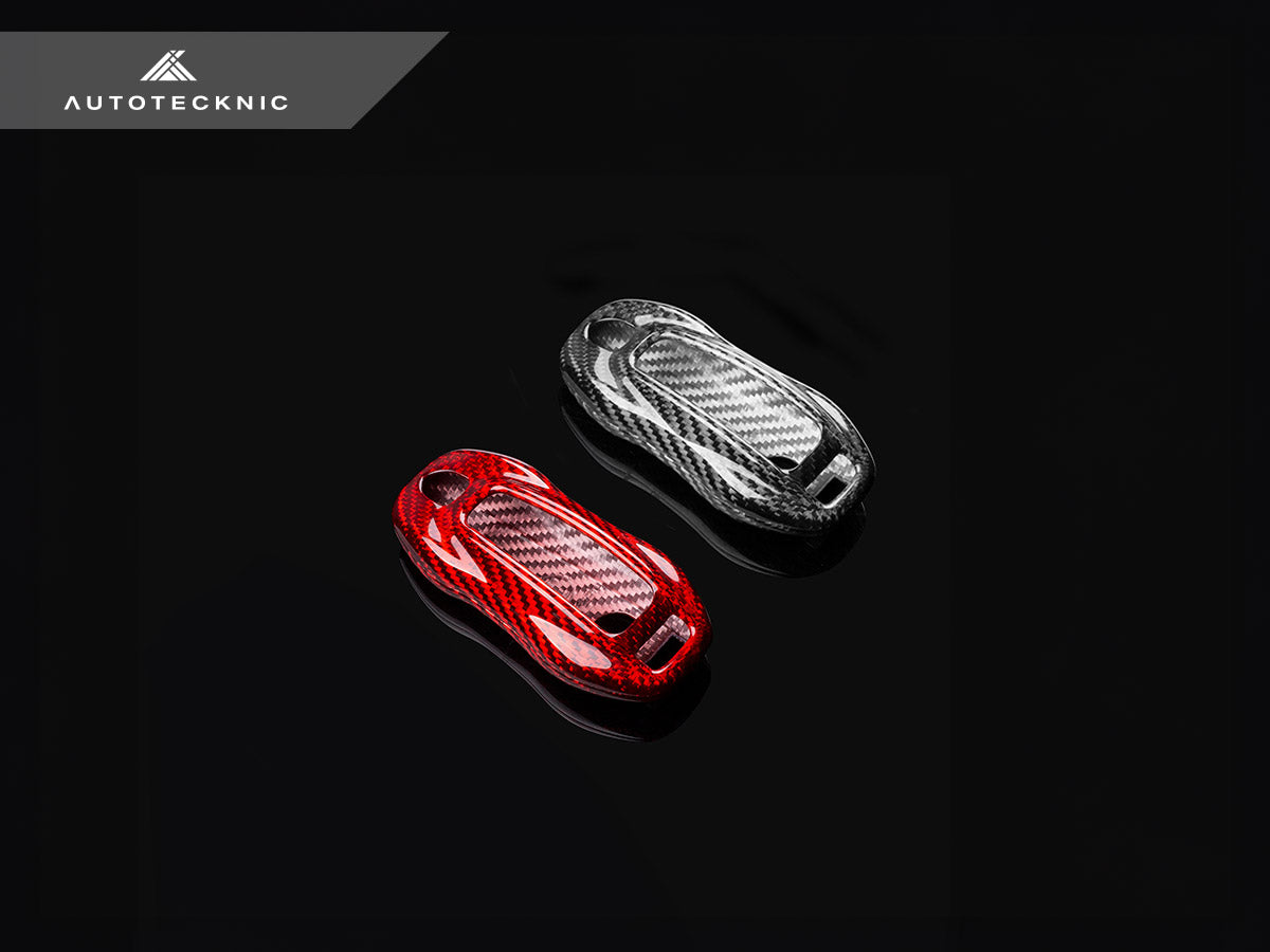 AutoTecknic Dry Carbon Key Remote Trim - Porsche Macan EV 2024-Up