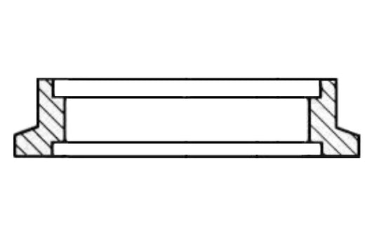 Outlet Flange for TiAL 38mm MV-S Wastegate CP2 Titanium