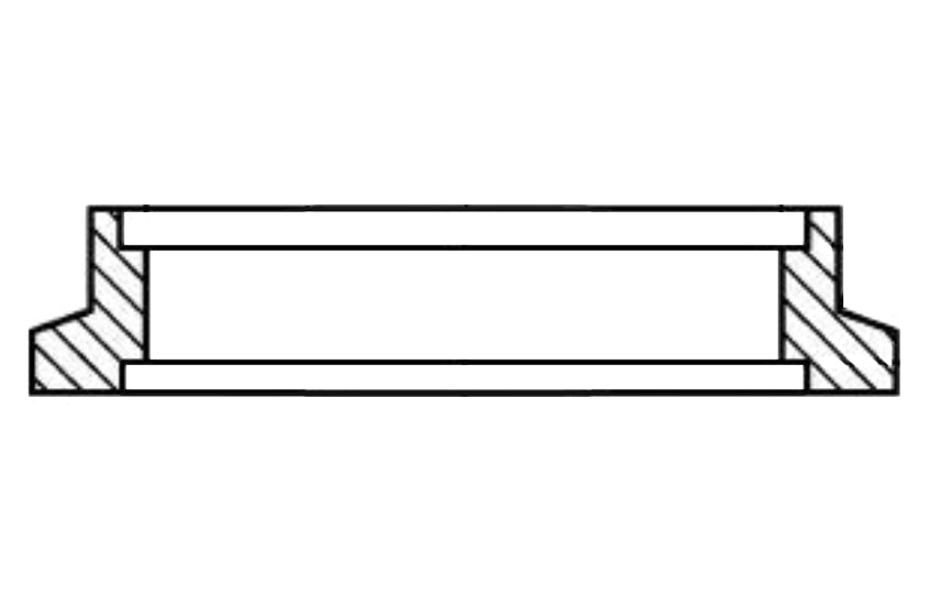 Outlet Flange for TiAL 44mm MV-R Wastegate CP2 Titanium