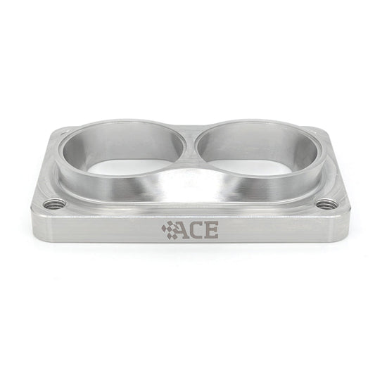 Transition Turbo Flange - Divided T6 to Dual 2.250" OD Tube - 304 Stainless