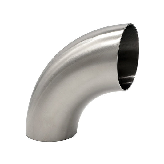 2.000" 16ga 90° Mandrel Bend - (3.000" CLR) - Brushed Finish - 304 Stainless