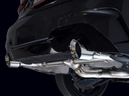 AWE - BMW 330i/430i Base G2X Track Edition Axle Back Exhaust - Chrome Silver