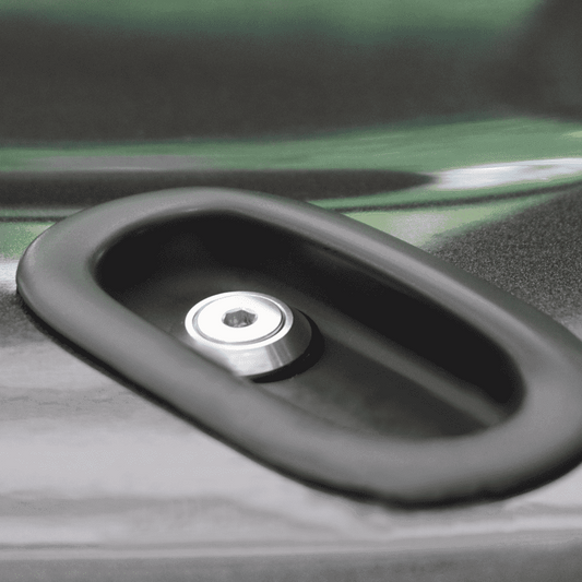 ZSPEC Convertible Deck Catch Fasteners for '93-96 Nissan 300zx, Titanium & Billet