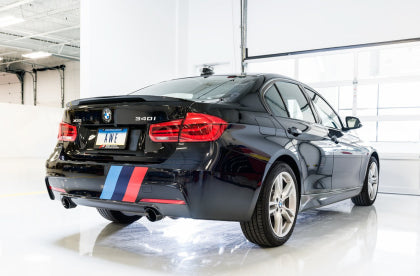 AWE - BMW F3X B58 Touring Edition Axle-Back Exhaust - Diamond Black Tips (90mm)