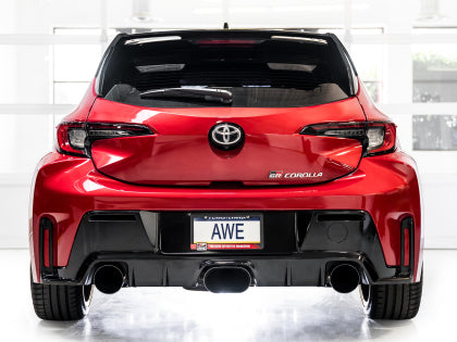 AWE - Toyota GR Corolla Touring Edition Exhaust - Diamond Black Tips