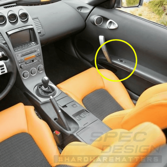 ZSPEC 350z Z33 Interior Door Window Switch Finisher Set for LHD '06-09, Black