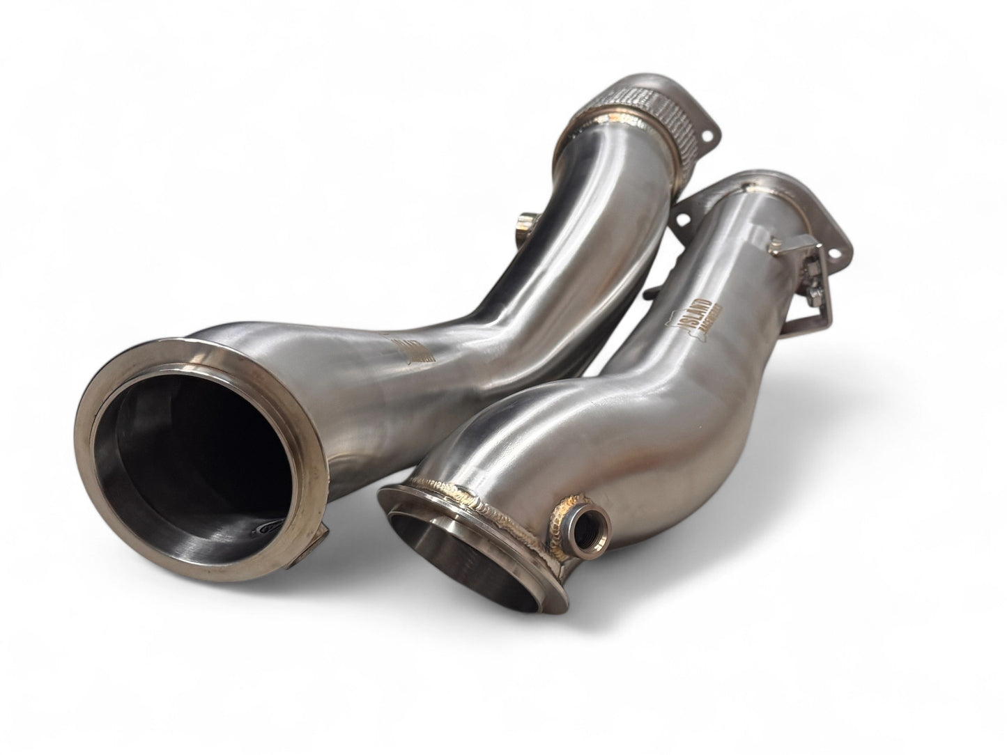 Island Racewerks - S58 Downpipes (Decor) || M3/M4 G80/G82