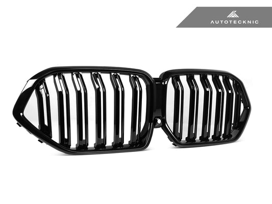 AutoTecknic Dual-Slats Gloss Black Front Grille - G06 X6 LCI
