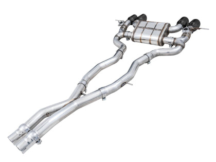 AWE - SwitchPath Catback Exhaust for BMW G8X M3/M4 - Diamond Black Tips
