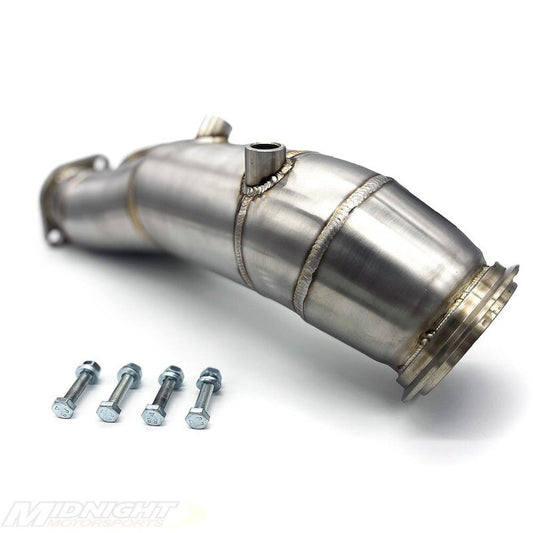 Midnight Motorsport - 4" Race Downpipe || N55(E-Series)