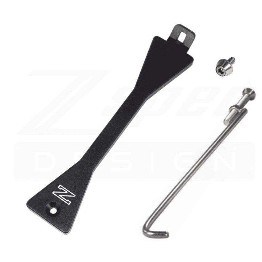 ZSPEC Battery Hold Down/Bracket Kit for Nissan Z31 300zx '84-89, Billet, w/ Stainless Hardware