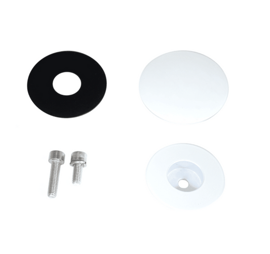ZSPEC 44mm Rear Wiper Hole-Cover/Cap/Plug, Weatherproof, fits holes 16mm-30mm, White