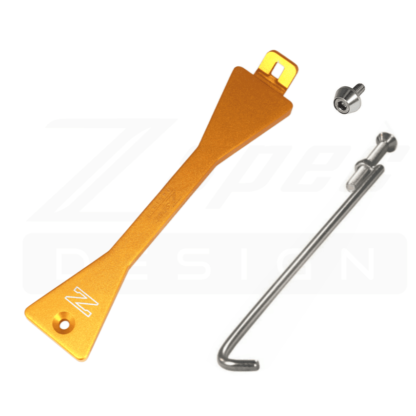 ZSPEC Battery Hold Down/Bracket Kit for Nissan Z31 300zx '84-89, Billet, w/ Stainless Hardware