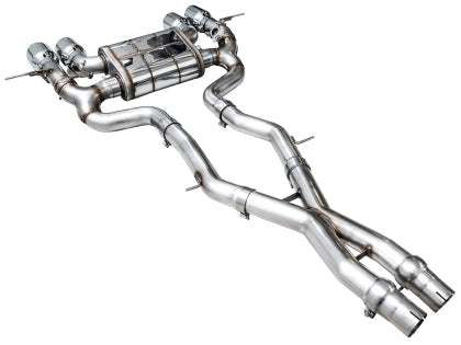 AWE - BMW G87 M2 SwitchPath Edition Exhaust - Chrome Silver Tips