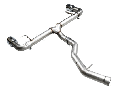 AWE - BMW 330i/430i Base G2X Track Edition Axle Back Exhaust - Chrome Silver