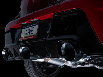 AWE - Toyota GR Corolla Touring Edition Exhaust - Diamond Black Tips