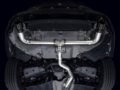 AWE - 330i / 430i Base G2X Track Edition Axle Back Exhaust - Diamond Black