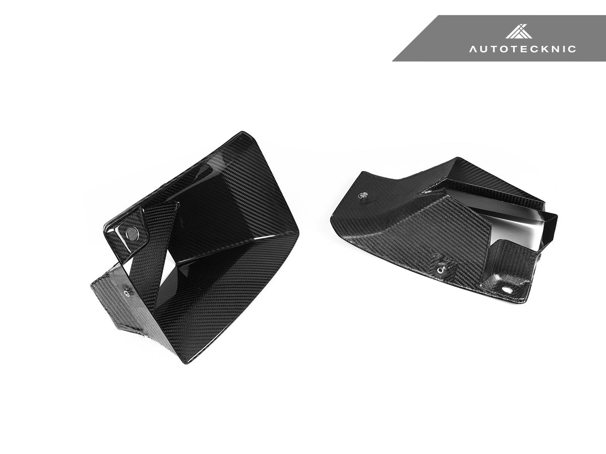 AutoTecknic Dry Carbon Front Bumper Lower Vent Set - G87 M2