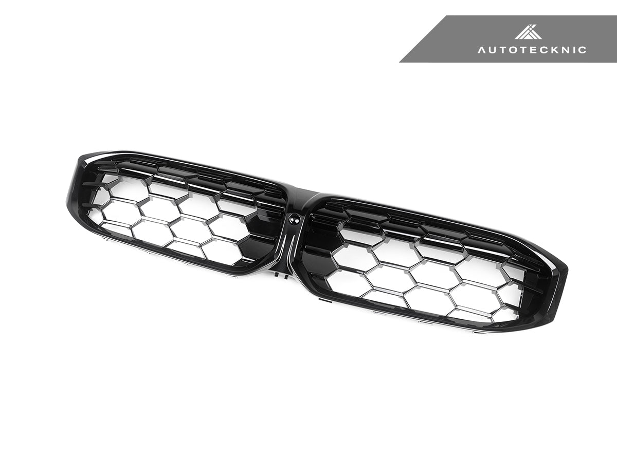 AutoTecknic Gloss Black Honeycomb Front Grille - G20 3-Series LCI