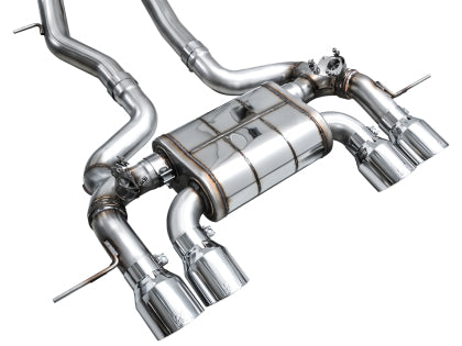 AWE - BMW G87 M2 SwitchPath Edition Exhaust - Chrome Silver Tips
