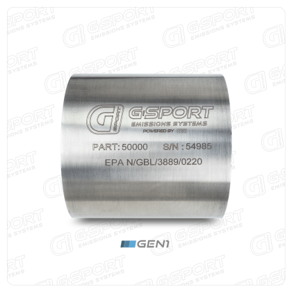 G-Sport Gen1 HO EPA Compliant Catalytic Converter Core - 4.000" Body x 4.000" Long (50002)